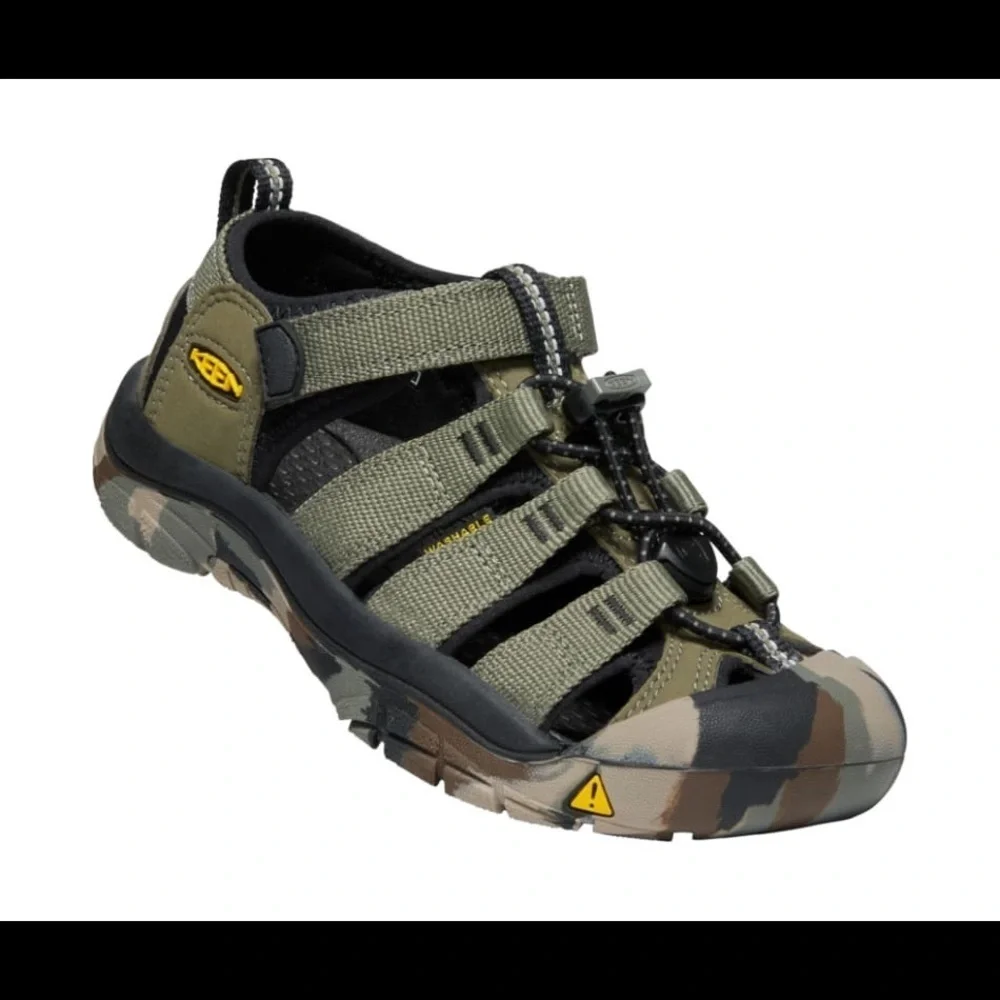 Keen Kid's Newport H2 - Dusty Olive camo green sandals toddler 10